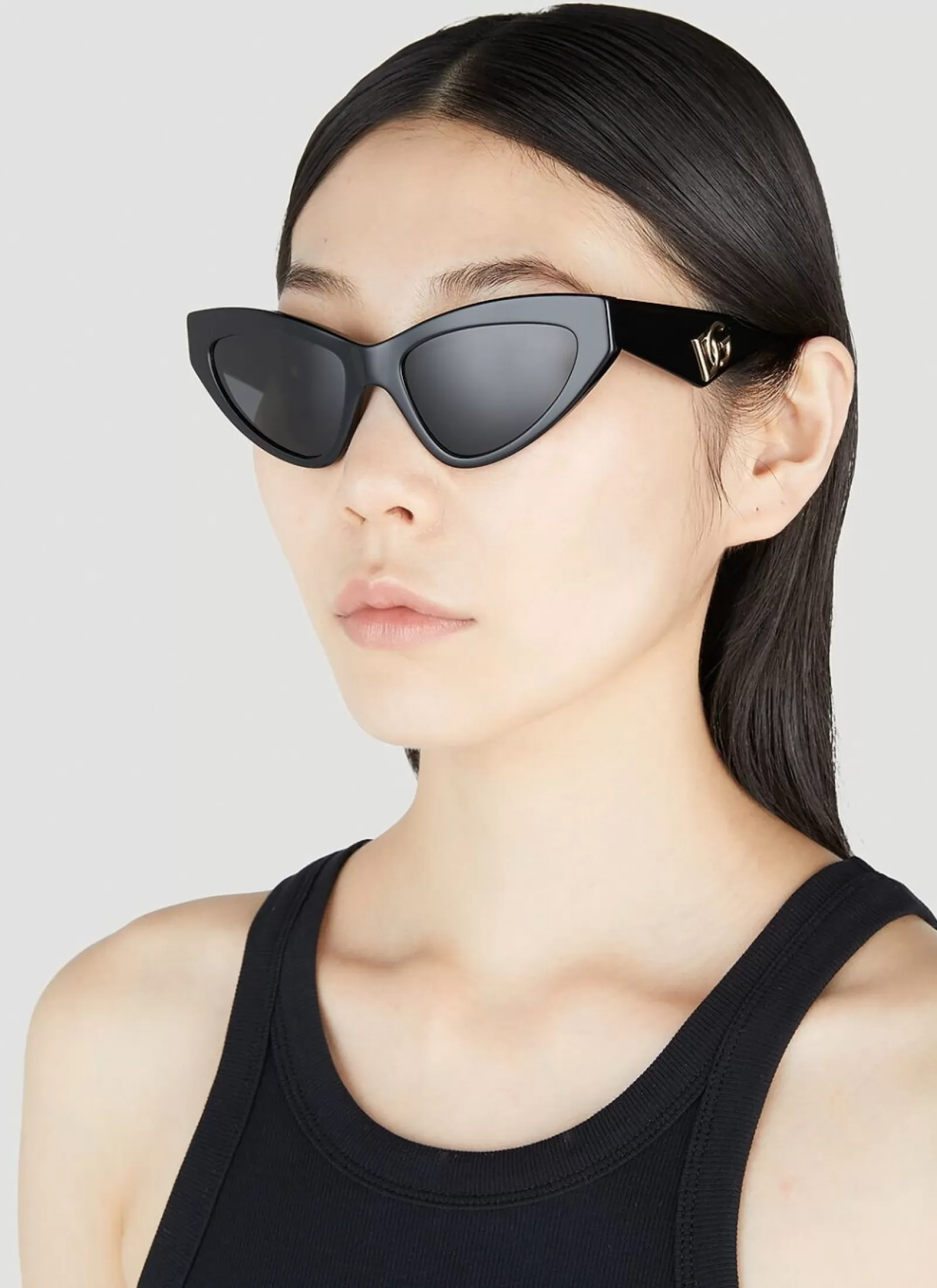 Cheap Prada Cat-Eye Sunglasses Black