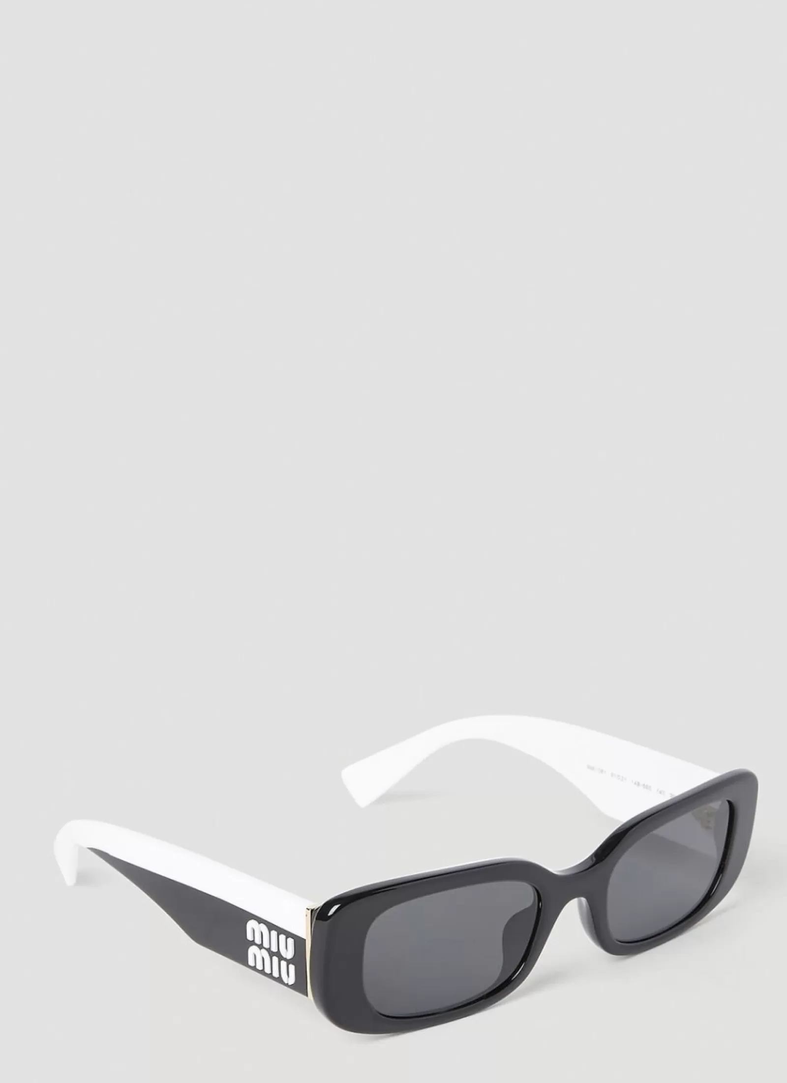 Best Miu Miu Rectangle Frame Sunglasses Black
